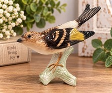 Goebel Brambling Pinson Bird Porcelain Figurine Marked Vintage picture
