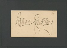 ROSCOE CONKLING (1829-1888) autograph cut | New York Senator - signed picture