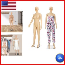 HomGarden Female Mannequin Manikin Full Body Dress Form, 69 Adjustable picture
