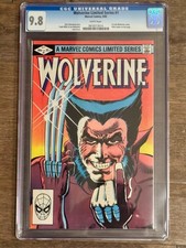 Wolverine Limited Series #1 CGC 9.8 WP 1982 Direct Frank Miller 1st Solo Marvel picture