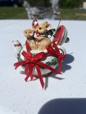 Mouse On Tea Kettle Christmas Ornament  picture