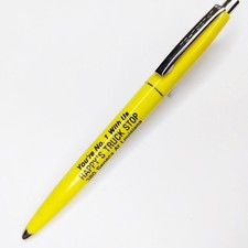 c1980s Buffalo New York Happy's Truck Stop Advertising Pen Salesman Sample NY G7 picture