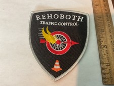 Rehoboth  Traffic Control Police Massachusetts collectable patch full size new picture