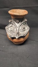Vintage Papua New Guinea Aibom Sago Village Pot Chambri Lakes Bird Face Vessel picture