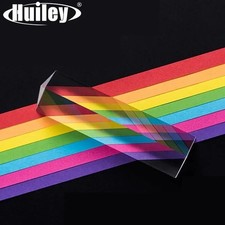 Optical Triangular Prism Crystal Glass Science Light Spectrum Physics Teaching picture