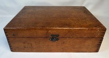 ATQ THE LARKIN Combination Water Bottle & Fountain Syringe Dovetail Wood Box picture