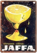 BRUUN, Erik Sitruuna-citron-Jaffa, 1956 Liquor Poster Retro Look Sign E605 picture