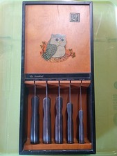 Vintage Ekco Arrowhead Cutlery Knife Kitchen EHP Set Of 5 USA Knives picture
