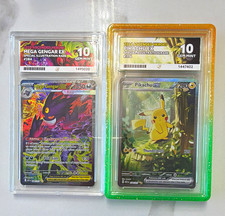 Pokémon TCG 2026 Ascended Heroes PSA 10 Lot Mega Gengar ex #284 Pikachu ex #276 picture