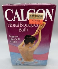 Vintage Sealed Calgon Floral Bouquet Bath 15 Oz NEW OLD STOCK picture