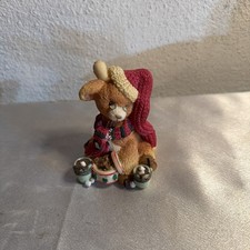 Enesco Christmas 1995 Santas Special Deerlivery Grandpa  Deer Figurine  #57Np799 picture