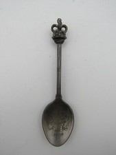 Vintage London Crown WAPW Silver Plate Great Britain Souvenir Spoon 4 1/8