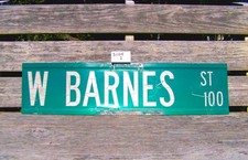 Authentic Vintage OBX 2 Sided Aluminum Street Sign: