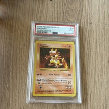 Pokemon TCG Magmar Shadowless Vintage 1999 36/102 English PSA 9 picture