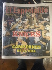 El Especialito Los New York Knicks 2026 NBA Champs Paper-campeones de la NBA picture