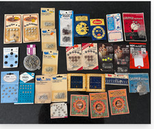 Vintage Sewing Notions Lot Dritz Prym Singer Snaps Needles Fasteners Crafts picture