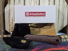Artisan Cutlery SMKW Exclusive Shark Folding Knife Burgundy Micarta ATZ1707MBGD picture