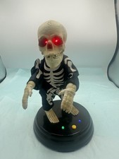 Rare Gemmy Groovin Ghoul Dancing Skeleton Grave Raver “groove line” No Dancing picture