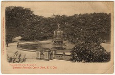 1905 New York City NYC Bethesda Fountain Central Park Postcard Embossed N.Y. UDB picture