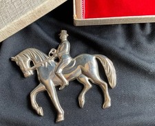 1979 Gorham Sterling Silver Christmas Ornament Man On Horseback picture