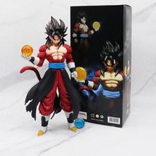 Dragon Ball Super Saiyan 4 Vegeta Son Goku PVC Action Figure Model Toy Statue picture