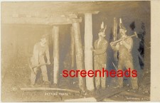 C1905-06 COAL MINERS MINING RPPC PHOTO VG PITTSTON PENNSYLVANIA W. J. HARRIS picture