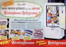Original 1938 Westinghouse Ad: Refrigerator Christmas Holiday Gift Food Kitchen picture