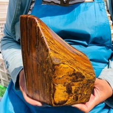 8.31LB Natural Tiger Eye Free Form Stone Reiki Healing crystal Mineral Specimen picture