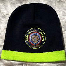 IBEW Local 46 Trade Union 1914-2014 100 Years Knit Beanie Hat picture
