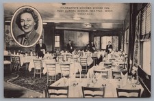 Hildegard's Chicken Dinner Inn Seattle WA Restaurant Advertising Postcard picture