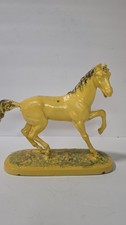 Vintage Antique N.Mullers Son NY Metal Prancing Horse Clock Topper picture