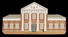 1992 Cat's Meow Village Old Dover Railroad Station Delaware Faline Shelf Sitter picture