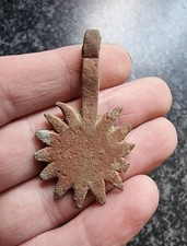 Medieval / Post Medieval Horse Harness Pendant Metal Detecting Find Antique picture