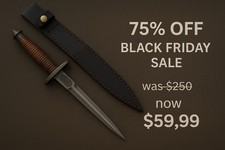 CASE V-42 US Special Forces WWII Dagger Double Edge Knife - CLEARANCE SALE picture