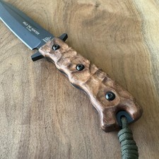Royalcurl walnut scales compatible with TOPS Wild Pig Hunter knife picture