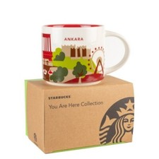 ANKARA STARBUCKS 14 Oz City Mug YAH You Are Here Collection Ceramic Coffee Cup picture