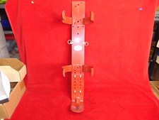 VINTAGE STEEL ZIAMATIC  FIRE EXTINGUISHER WALL MOUNT HOLDER BRACKET HEAVY DUTY picture