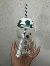 2026 New World Cup Starbucks Glass Bearista Bear Soccer Football Cold Cup 20oz picture