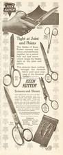 1913 Keen Kutter Scissors Shears Original Ad Simmons Hardware Co St Louis MO picture