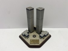 Danbury Mint 9/11 World Trade Center WTC Twin Towers Commemorative Model Read picture