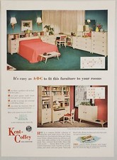 1957 Print Ad Kent-Coffey Fine Furniture Bedroom & Desk Sets Lenoit,N.Carolina picture