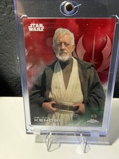 Obi-Wan Kenobi 2025 Topps Chrome Star Wars #139 Star Wars: A New Hope Red /5 picture
