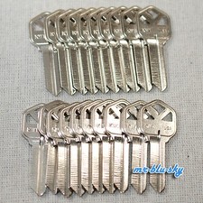 20 Ilco Kwikset KW1 Key Blanks, Nickel Plated picture