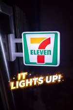 7-Eleven Miniature Light Sign Magnet Convenience Store Mini LED Sign New Japan picture
