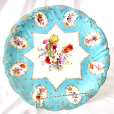 Antique Plate Erdmann Schlegelmilch Porcelain Prov. Saxe E.S. Germany Numbered picture