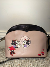 kate spade new york Disney Minnie Mouse Pink/Black Small Crossbody Shoulder Bag picture