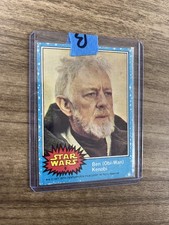 1977 TOPPS STAR WARS BLUE SERIES 1 #6 Ben (Obi-Wan) Kenobi - Great Centering picture