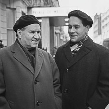 Soviet Violinist David Oistrakh With Son Igor Oistrakh Old Photo picture