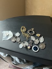 Small Lot Of 17 Religious Charms picture