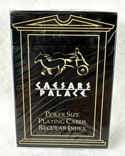 Caesars Palace Poker Size Playing Cards Carta Mundi, Belgium, Sealed, Free Shp picture